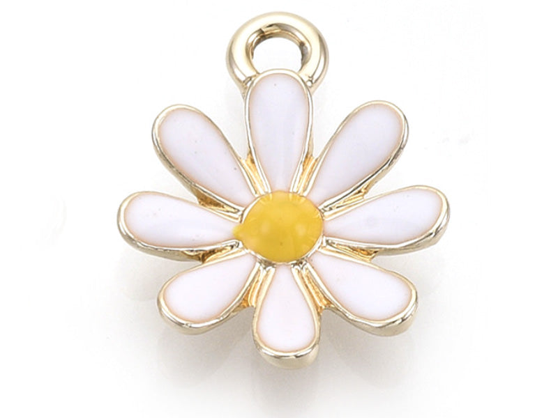 Achat Pendentif émaillé - paquerette