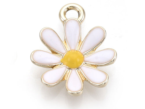 Achat Pendentif émaillé - paquerette