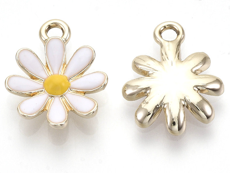 Achat Pendentif émaillé - paquerette