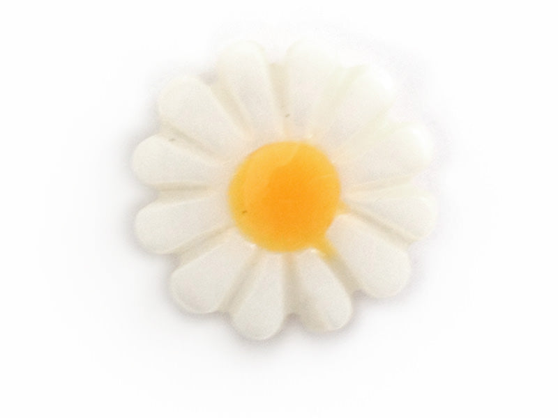 Achat Perle paquerette en nacre véritable - 12 mm