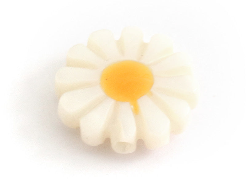 achat Perle paquerette en nacre véritable - 12 mm