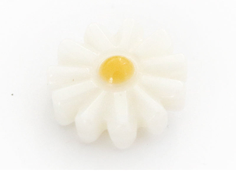 achat Perle paquerette en nacre véritable - 10 mm