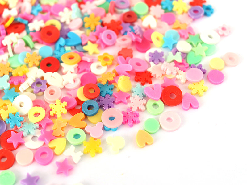 achat Confettis en pâte polymère -formes et couleurs variées  - 10 grammes