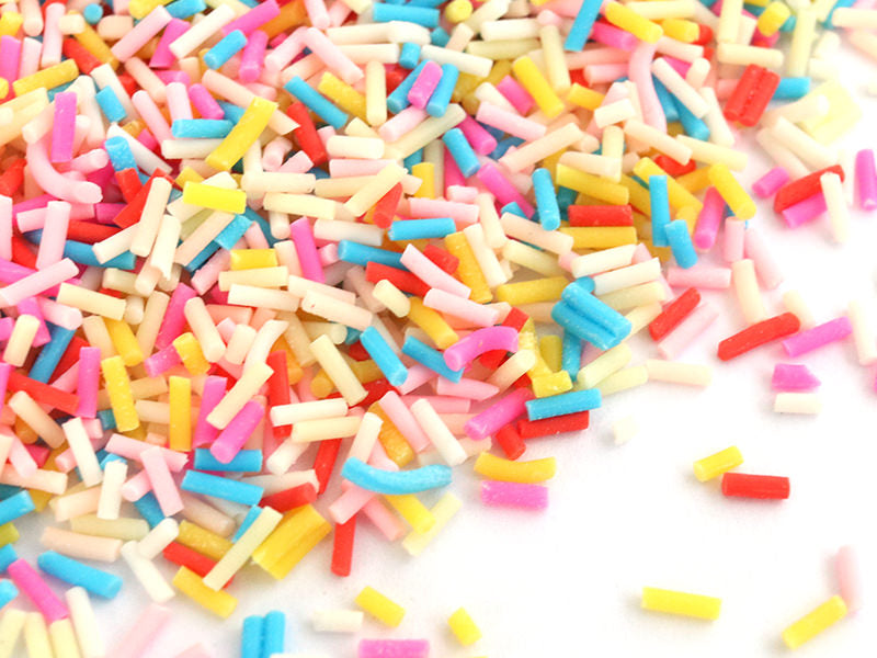 Achat Faux vermicelles très fins - couleur flashy pour pâte fimo ou résine -10g