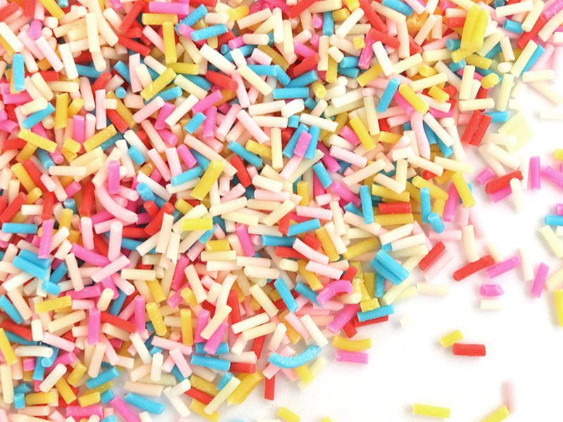 Achat Faux vermicelles très fins - couleur flashy pour pâte fimo ou résine -10g