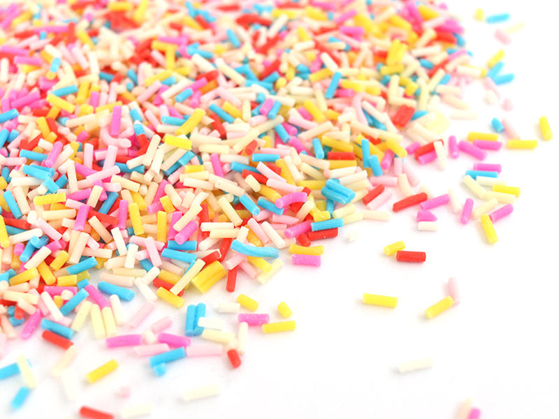 achat Faux vermicelles très fins - couleur flashy pour pâte fimo ou résine -10g