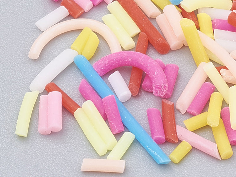achat Faux vermicelles très fins - couleur flashy pour pâte fimo ou résine -10g