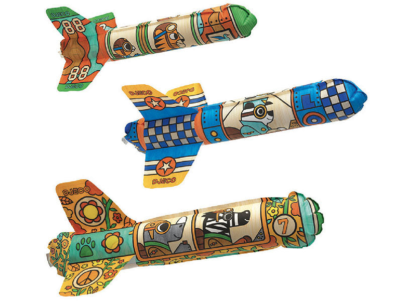 achat Coffret DIY -3 ballons en forme d'avions à colorier - Dans le ciel
