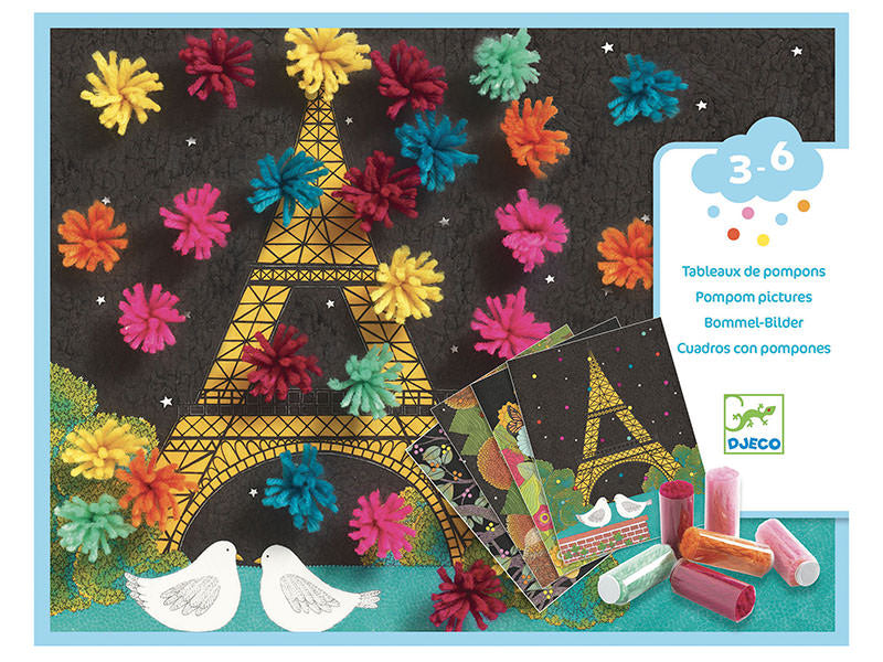 Achat Collages des petits - Explosion de pompons