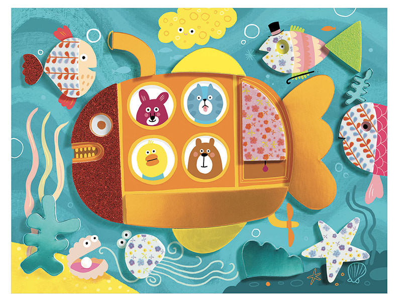 achat Coffret collages des petits - Mousse mousse