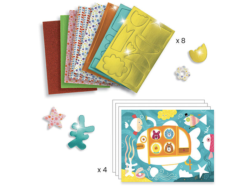 achat Coffret collages des petits - Mousse mousse