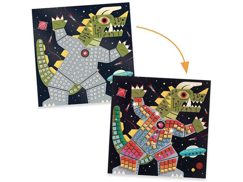 achat Coffret collage de mosaïque - Space battle