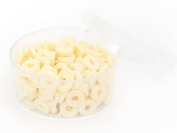 Achat Boite de perles rondelles heishi 6 mm - Naturel pierre
