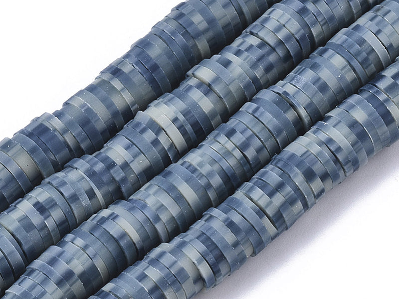 achat Boite de perles rondelles heishi 6 mm - bleu nature imitation pierre