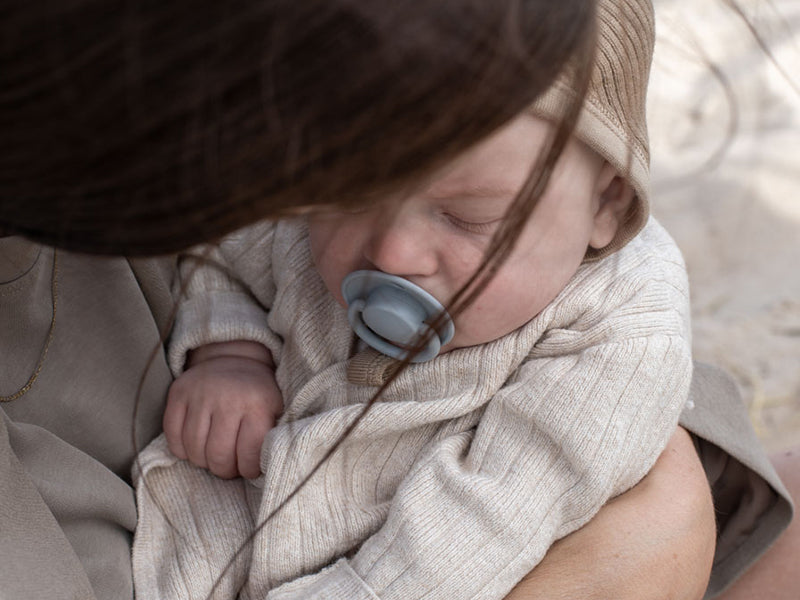 achat Lot de 2 tétines Bibs De Lux Taille unique - Gris fer & bleu layette