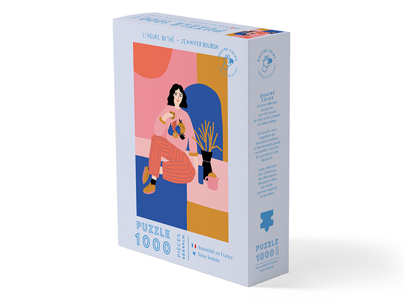 Achat Puzzle L'heure du thé par Jennifer Bouron -  1000 pièces
