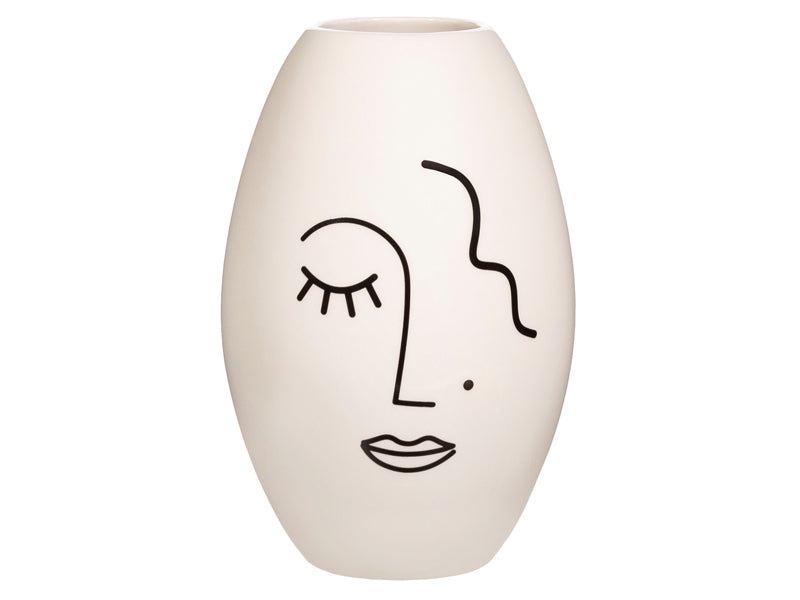 Achat Vase au visage abstrait