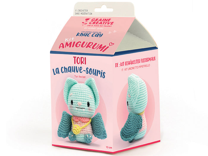 Achat Kit Amigurumi Chauve-souris - Graine Créative