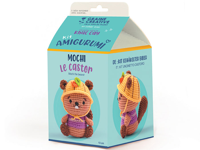 Achat Kit Amigurumi Castor - Graine Créative