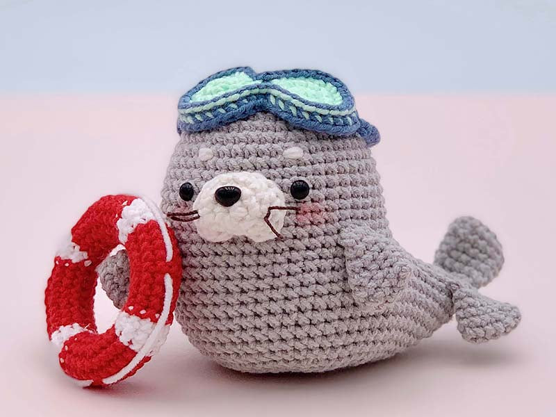 achat Kit Amigurumi Phoque - Graine Créative