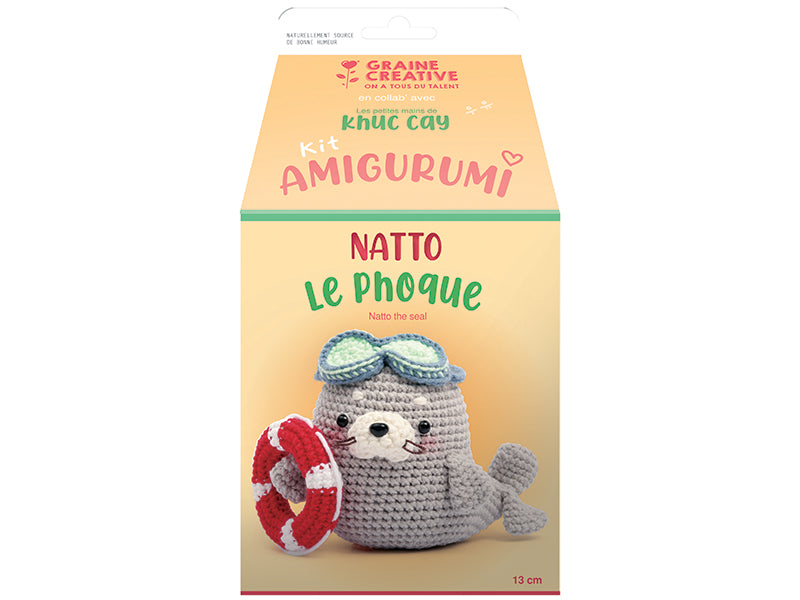 achat Kit Amigurumi Phoque - Graine Créative