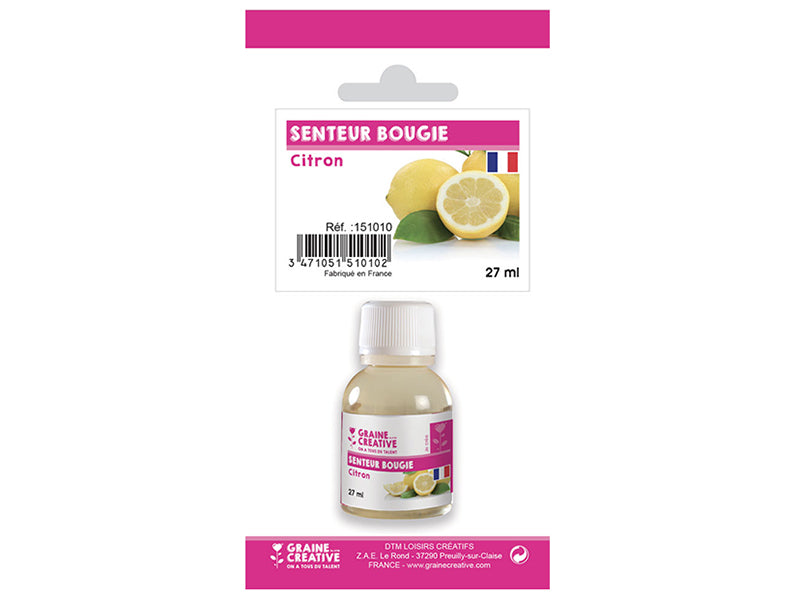 achat Senteur / fragrance pour bougie citron - 27 ml