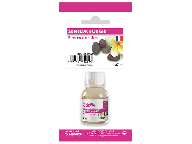achat Senteur / fragrance pour bougie fleurs des îles - 27 ml