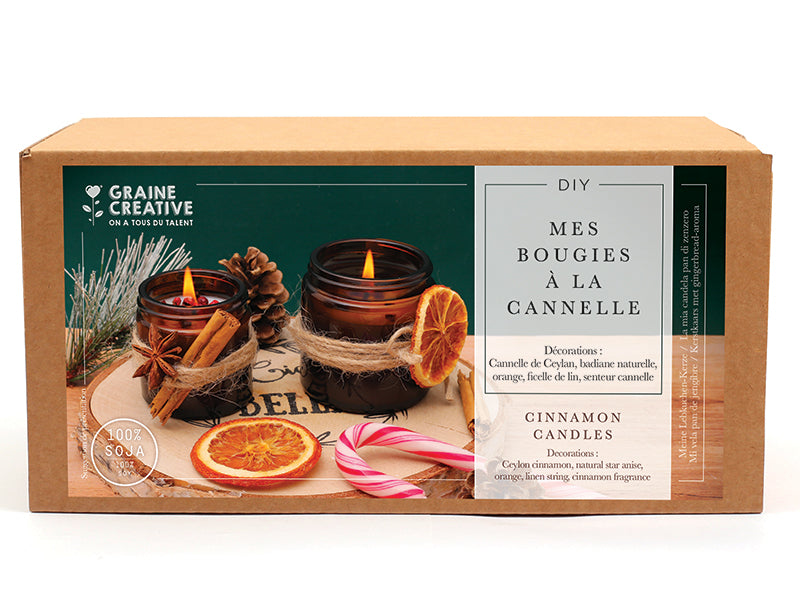 achat Coffret diy mes bougies a la cannelle