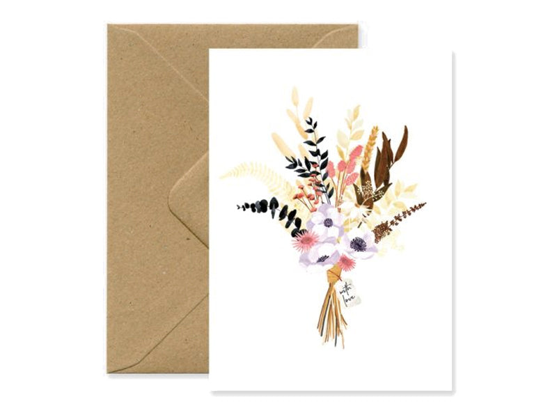 Achat Carte aquarelle - bouquet moderne - ATWS