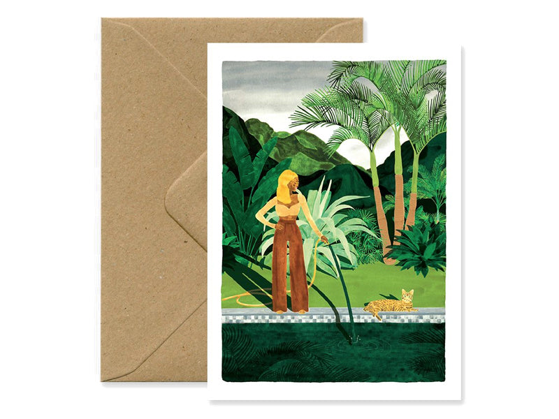 Achat Carte aquarelle arrosage chic - ATWS