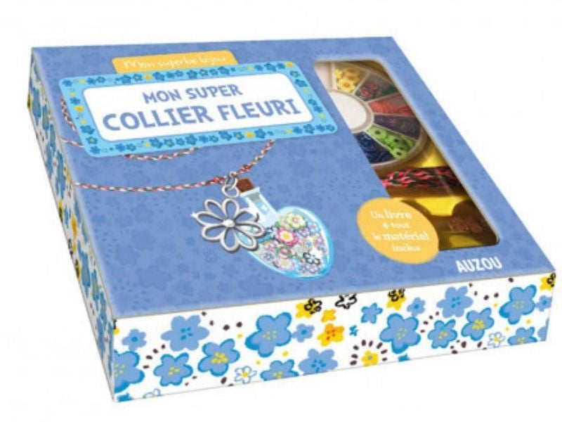 Achat Kit créatif - Mon superbe bijou Auzou - mon super collier fleuri