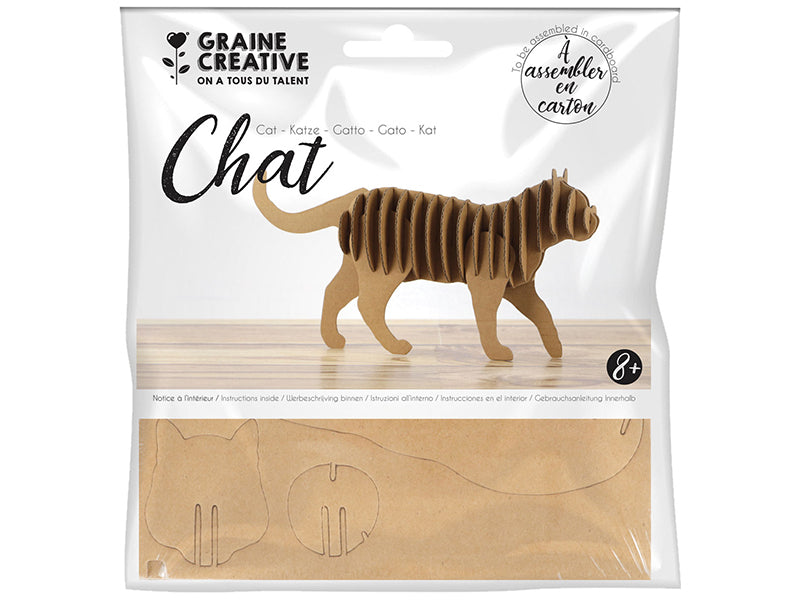 Achat Maquette chat carton 22 x 11 x 4,5 cm