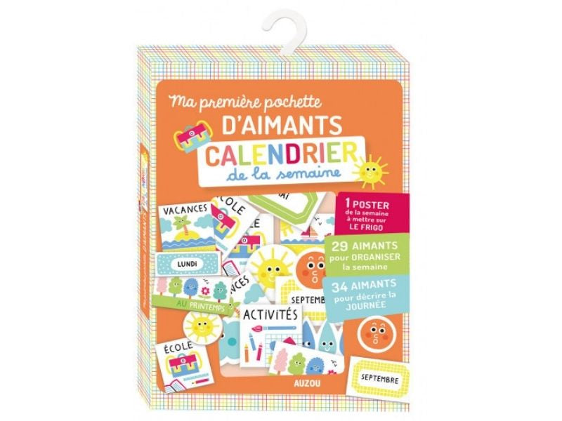 Achat Ma première pochette d'aimants - Calendrier de la semaine