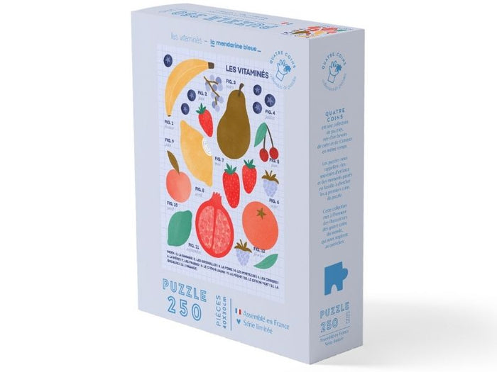 Achat Puzzle 250 pièces 40x30 cm Les vitaminés par La mandarine bleue