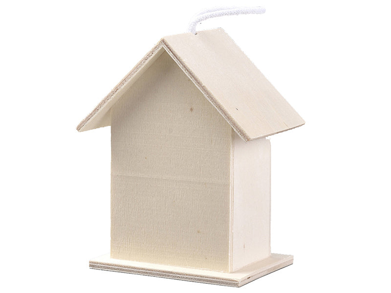 Achat Mini-maison en bois à décorer 2 fenêtres - Nichoir à oiseaux