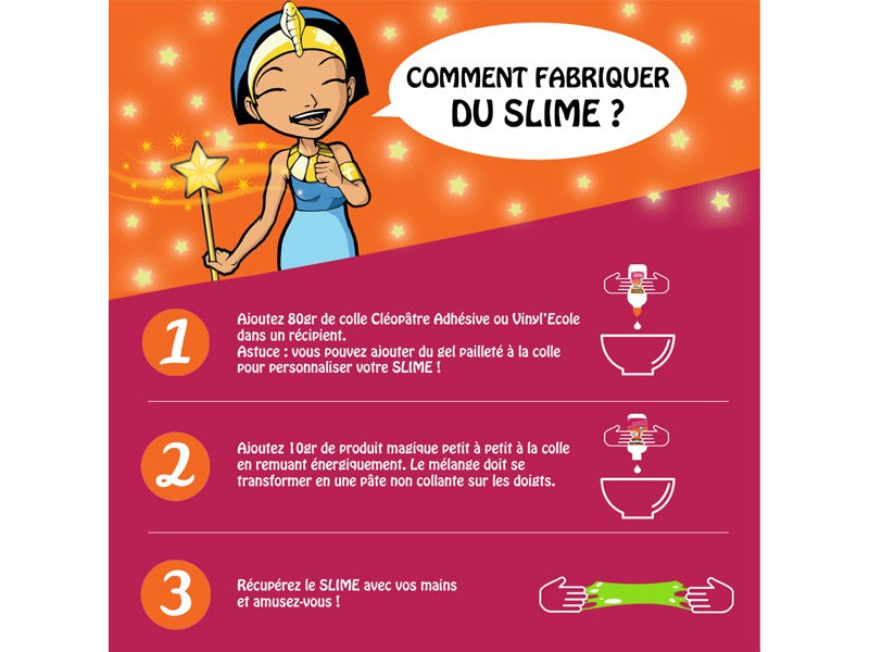 achat Produit Magique pour fabriquer du slime - 250 ml*Cléopatre*