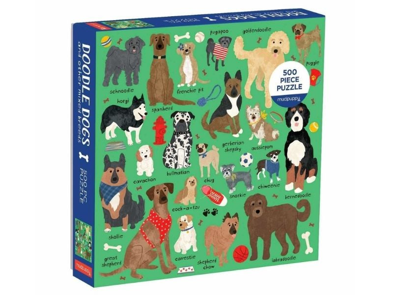 Achat Puzzle Doodle Dogs - 500 pièces 51x51 cm