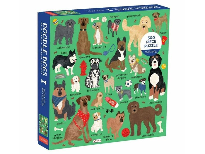 Achat Puzzle Doodle Dogs - 500 pièces 51x51 cm
