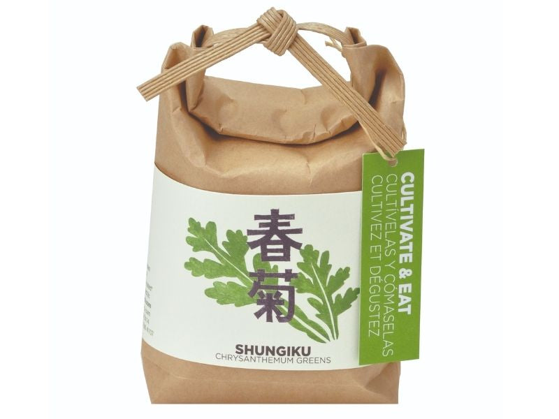 Achat Kit "Cultivez et mangez" - chrysanthème comestible - Petit sac japonais pour faire pousser une plante