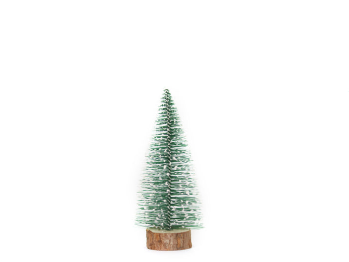 Achat Mini sapin de Noël vert enneigé - 10 cm