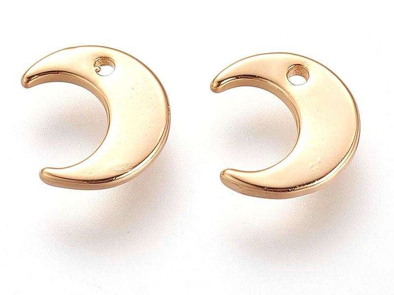 Achat Pendentif lune - doré à l'or fin 18k sans nickel - 9 mm