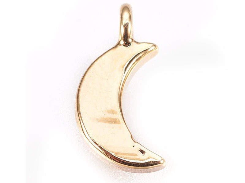 Achat Pendentif lune - doré à l'or fin 18k sans nickel - 8 mm