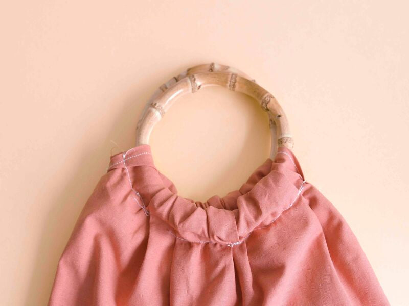 Achat Kit DIY Mercerie - Mon sac à coudre en coton - rose