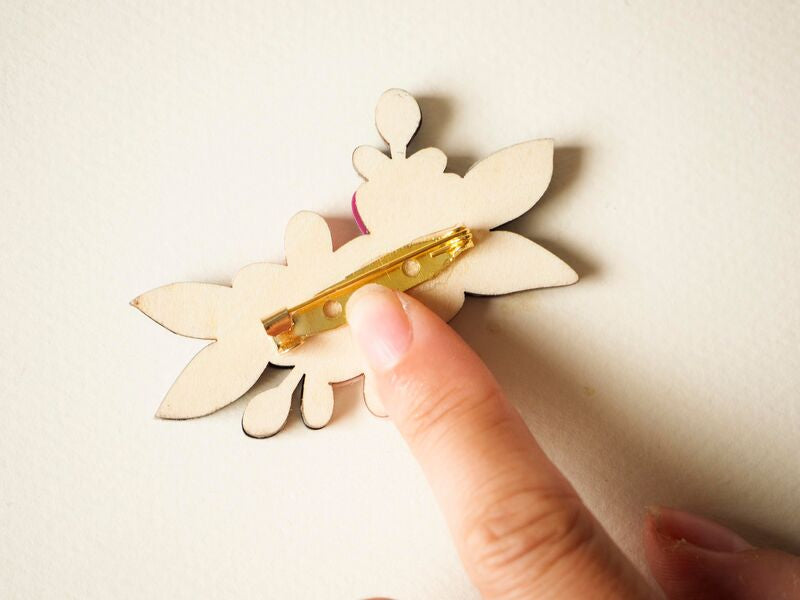 achat Kit DIY Bijouterie - Mes broches fleuries en acrylique
