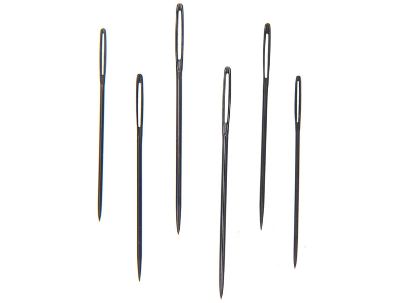 Achat Assortiment de 6 aiguilles noires mattes broderie - Rico design