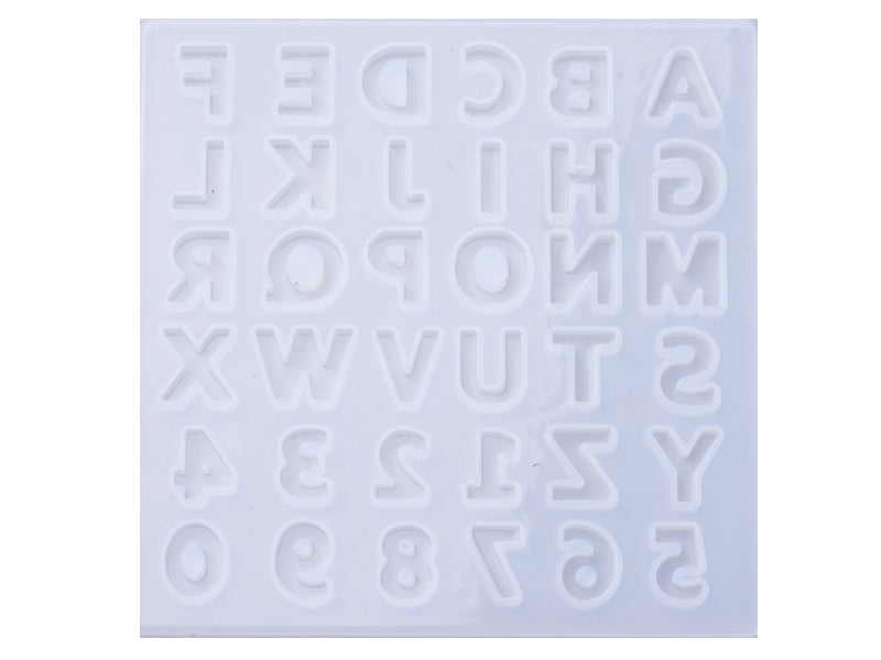 achat Moule en silicone - alphabet et chiffre
