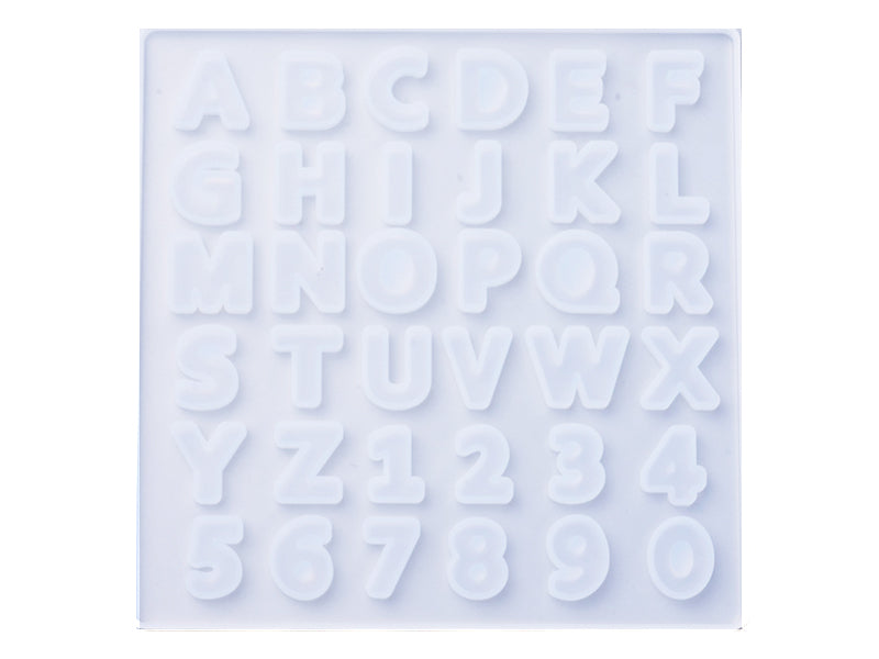 Achat Moule en silicone - alphabet et chiffre