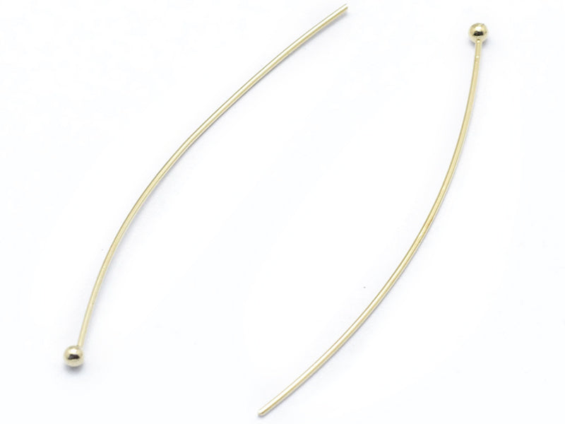Achat 5 clous à tête boule - doré à l'or fin 18k
