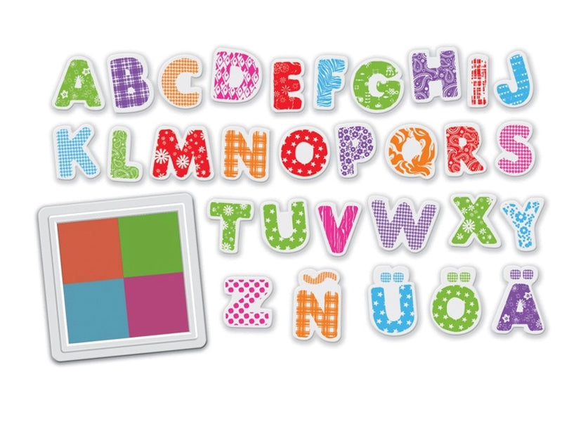 achat Coffret alphabet box à tamponner - Créa Lign'