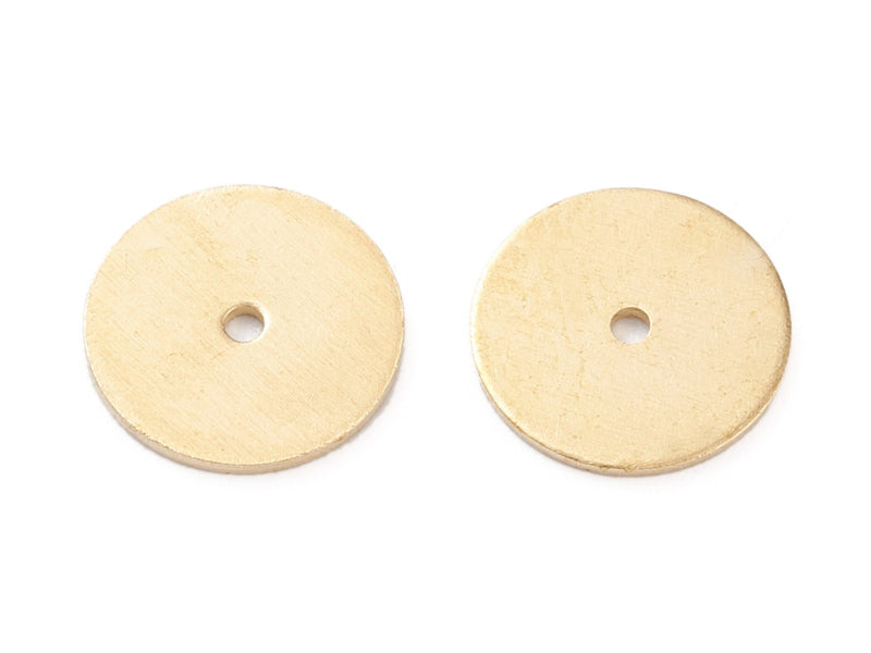 Achat 20 perles intercalaires heishi - Doré à l'or fin 18k - 8 x 0,5 mm